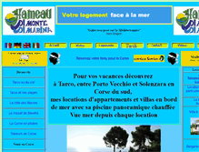 Tablet Screenshot of corse-locations-marina.com